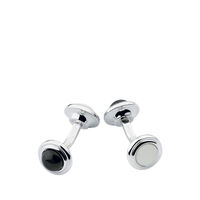 Cufflinks Orsay Onyx and Mother of Pearl, small